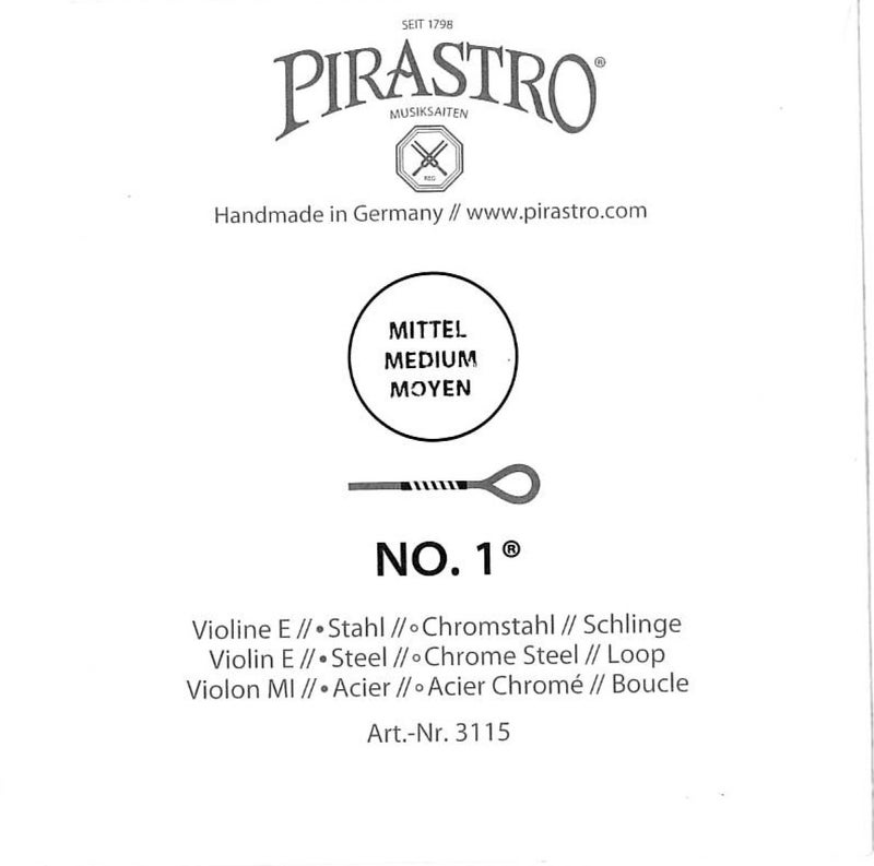 Pirastro سلسلة بيراسترو يونيفرسال رقم 1 وتر كمان E 4/4 نهاية حلقة متوسطة - Image 2